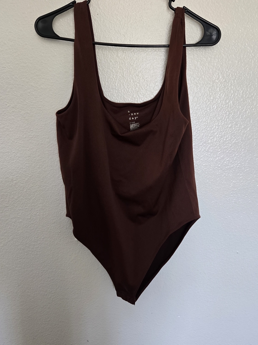 a new day Brown Scoop-Neck One-Piece Swimsuit